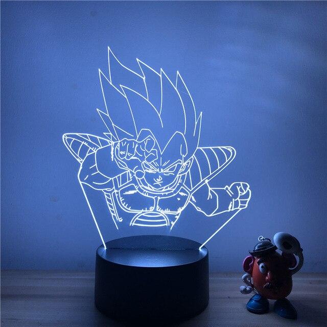 Lampe Dragon Ball Z Vegeta Super Saiyan - Lampe DBZ - Saiyan-Boutik