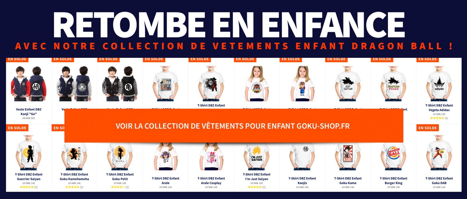 Vêtements DBZ Enfant