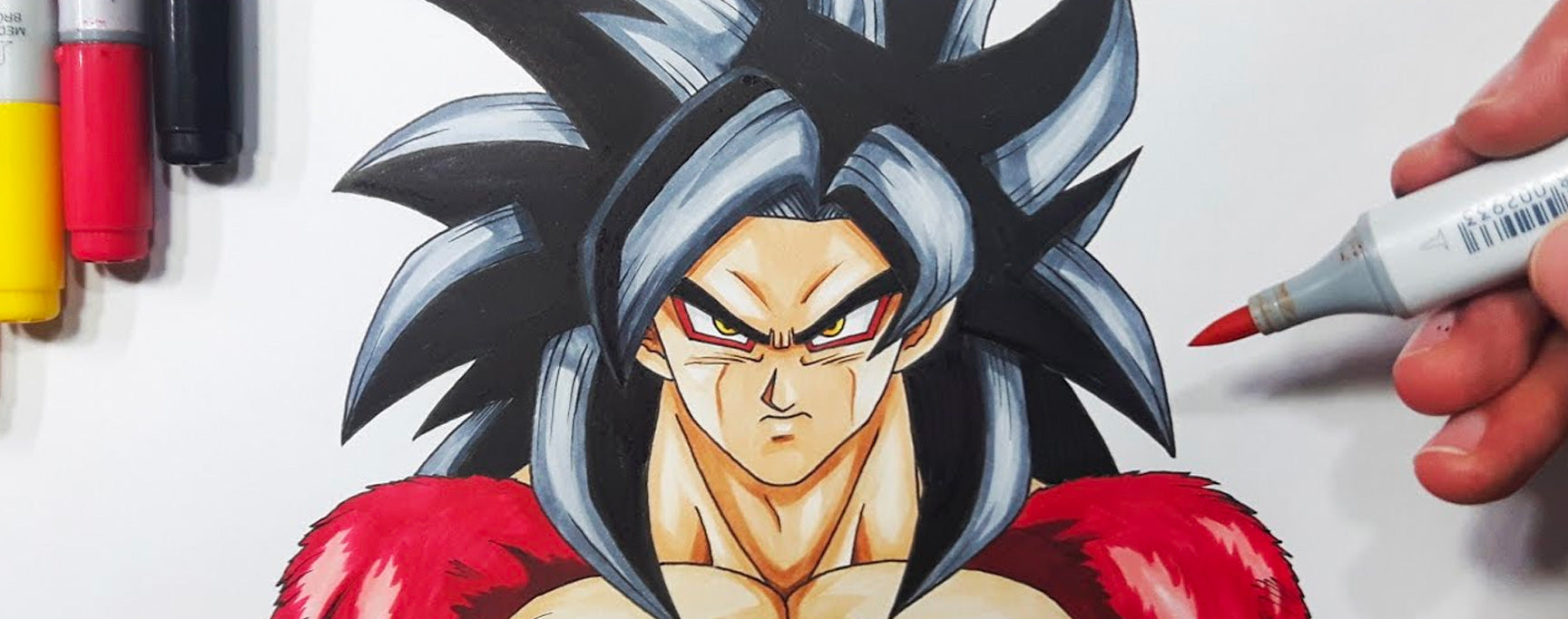 Dessin Goku Super Saiyan 4