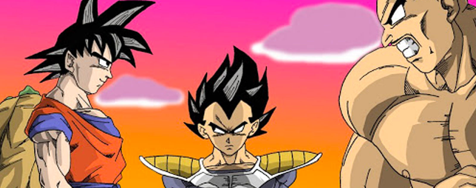 Goku vs Vegeta et Nappa