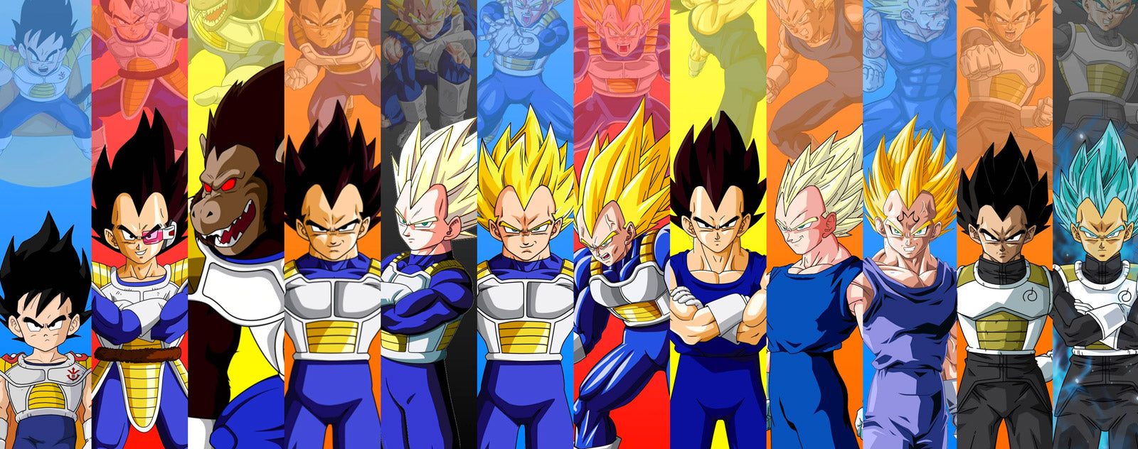 Transformations de Vegeta