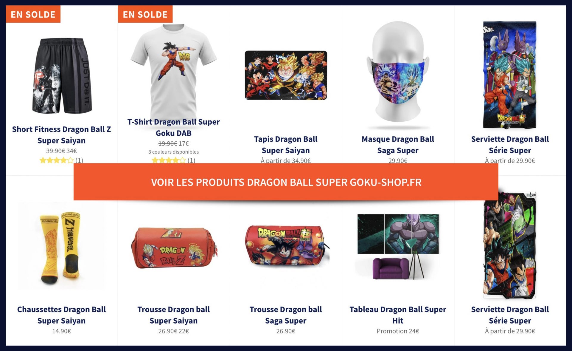 Nouveaux Produits Dragon Ball Super