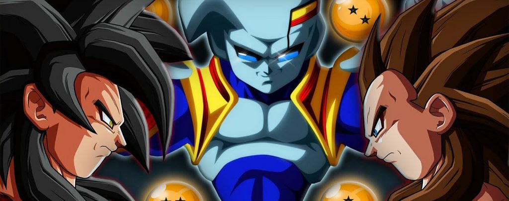 Baby, Goku et Vegeta SSJ4