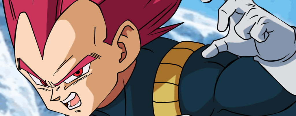 Vegeta Super Saiyan God Couleur de Cheveux