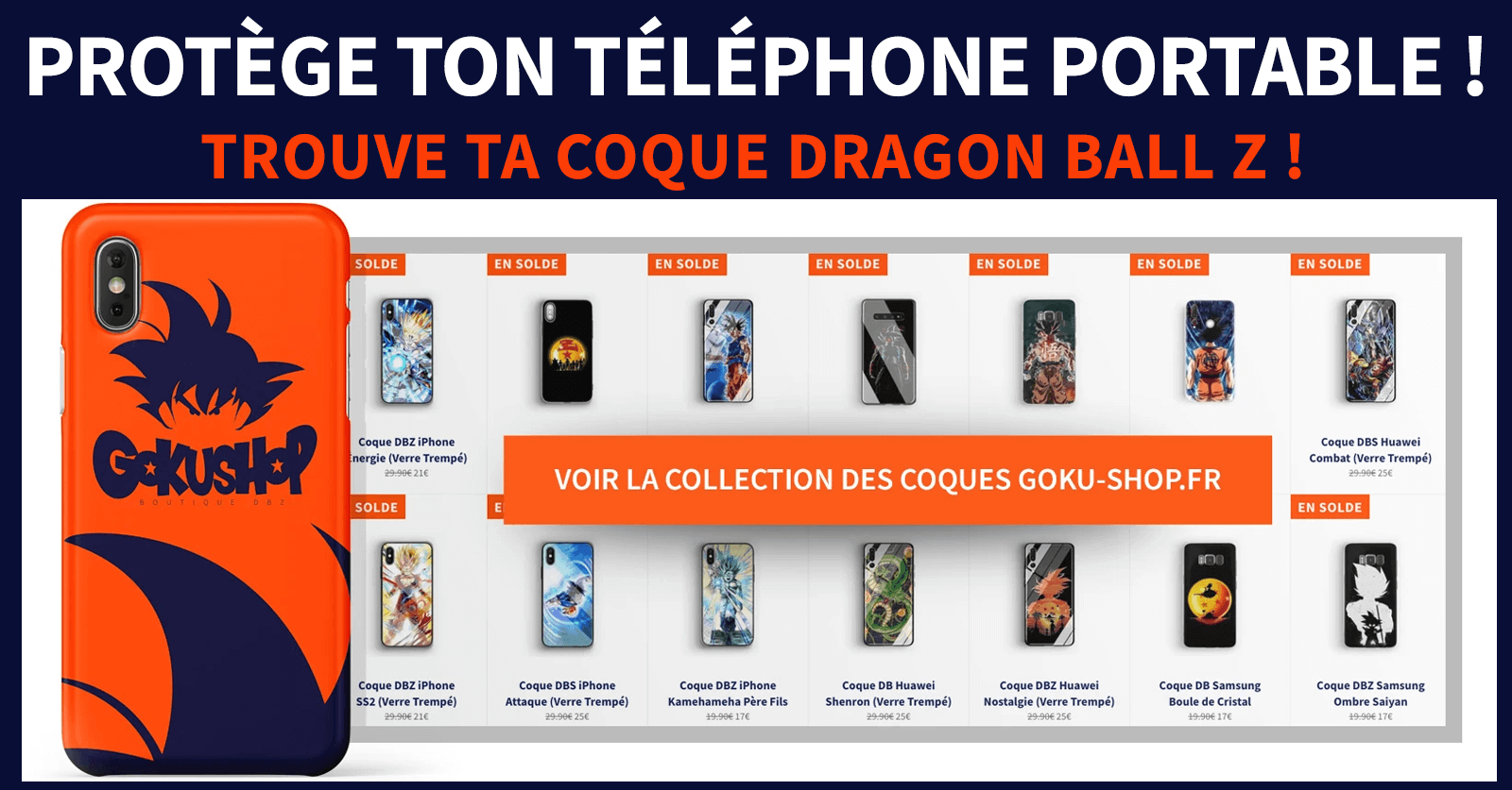 coque téléphone dbz