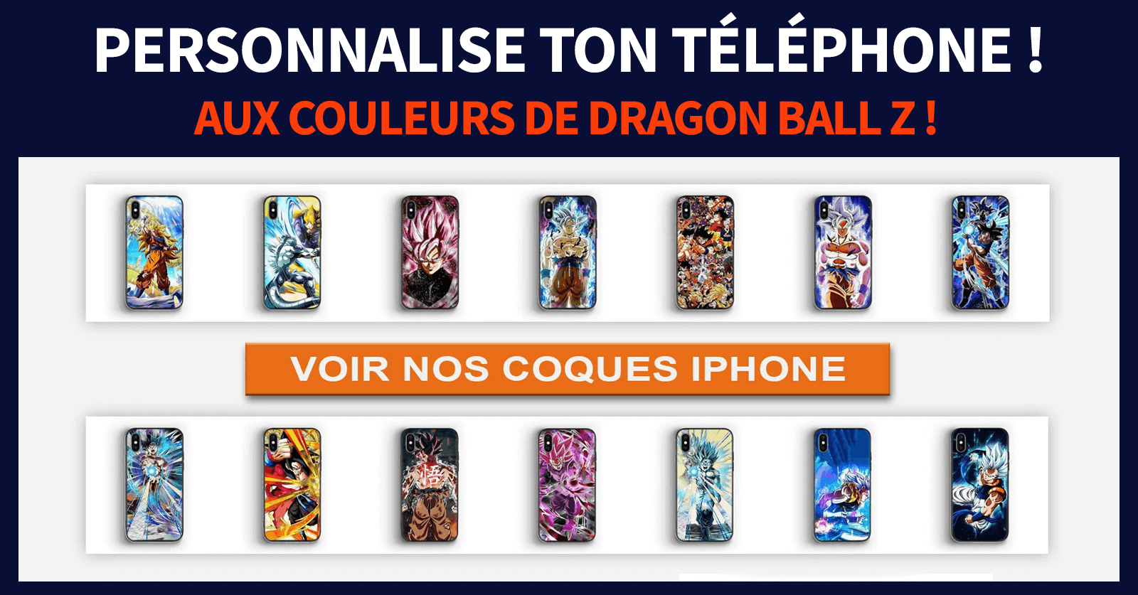 Coques iphone dbz