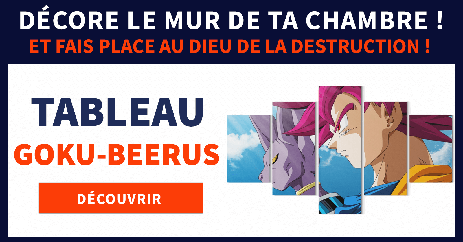 Décoration Murale Beerus et Goku