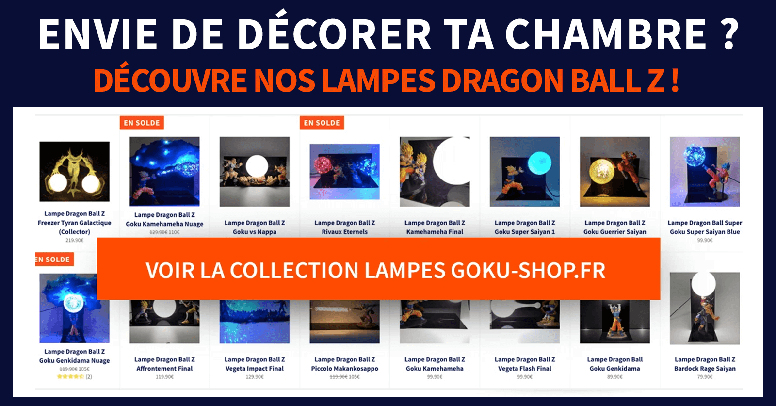 Lampes DBZ