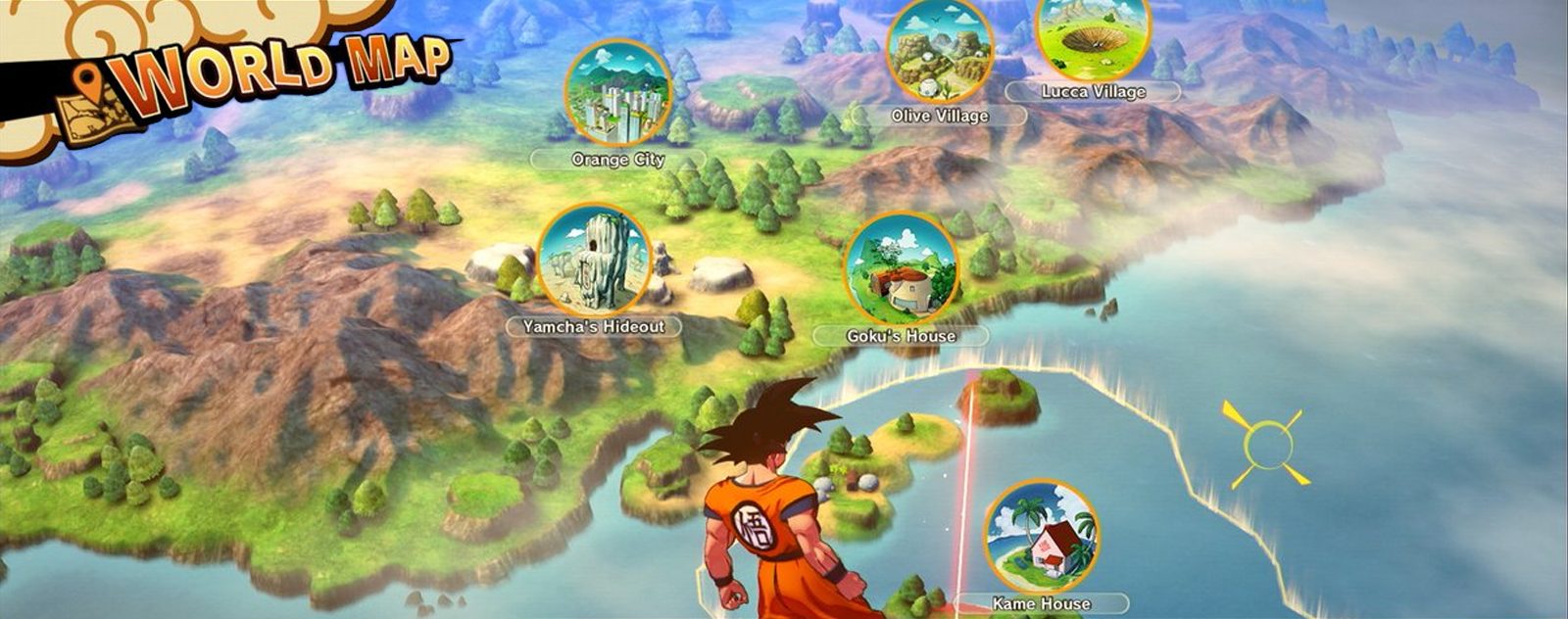 DBZ Kakarot Map