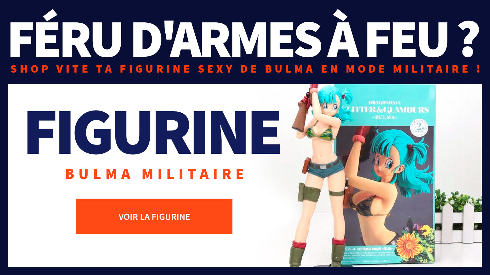 Figurine Bulma Sexy Militaire