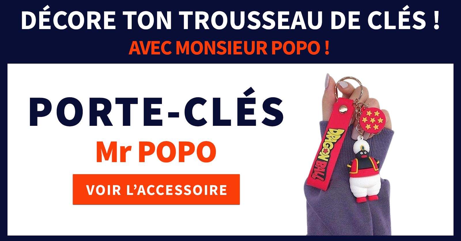 Porte-clés mr popo