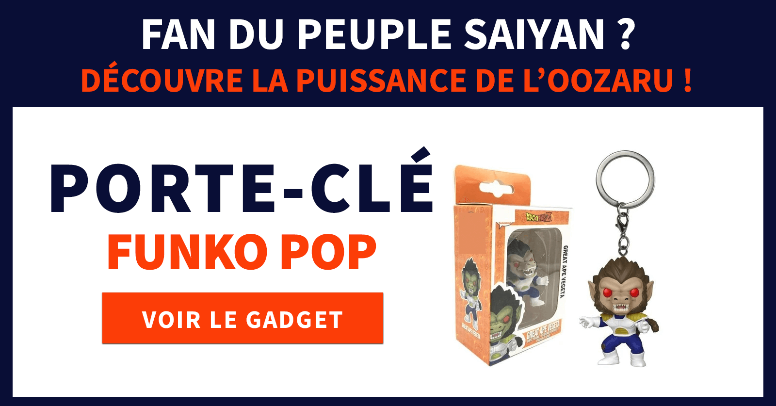 Porte clé funko pop oozaru