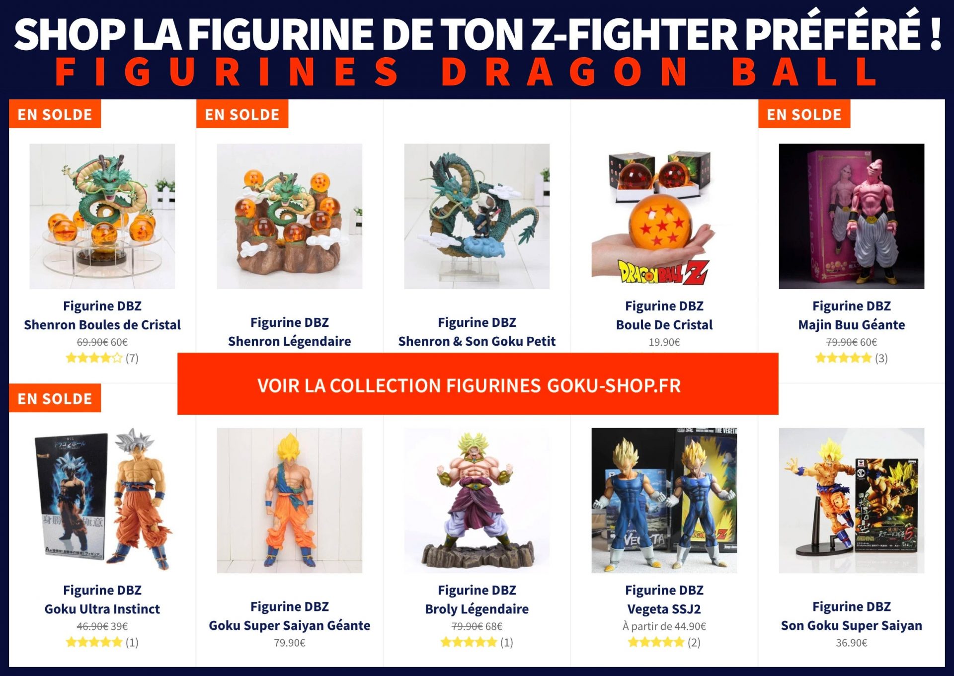 Collection Figurines DBZ Exclusives