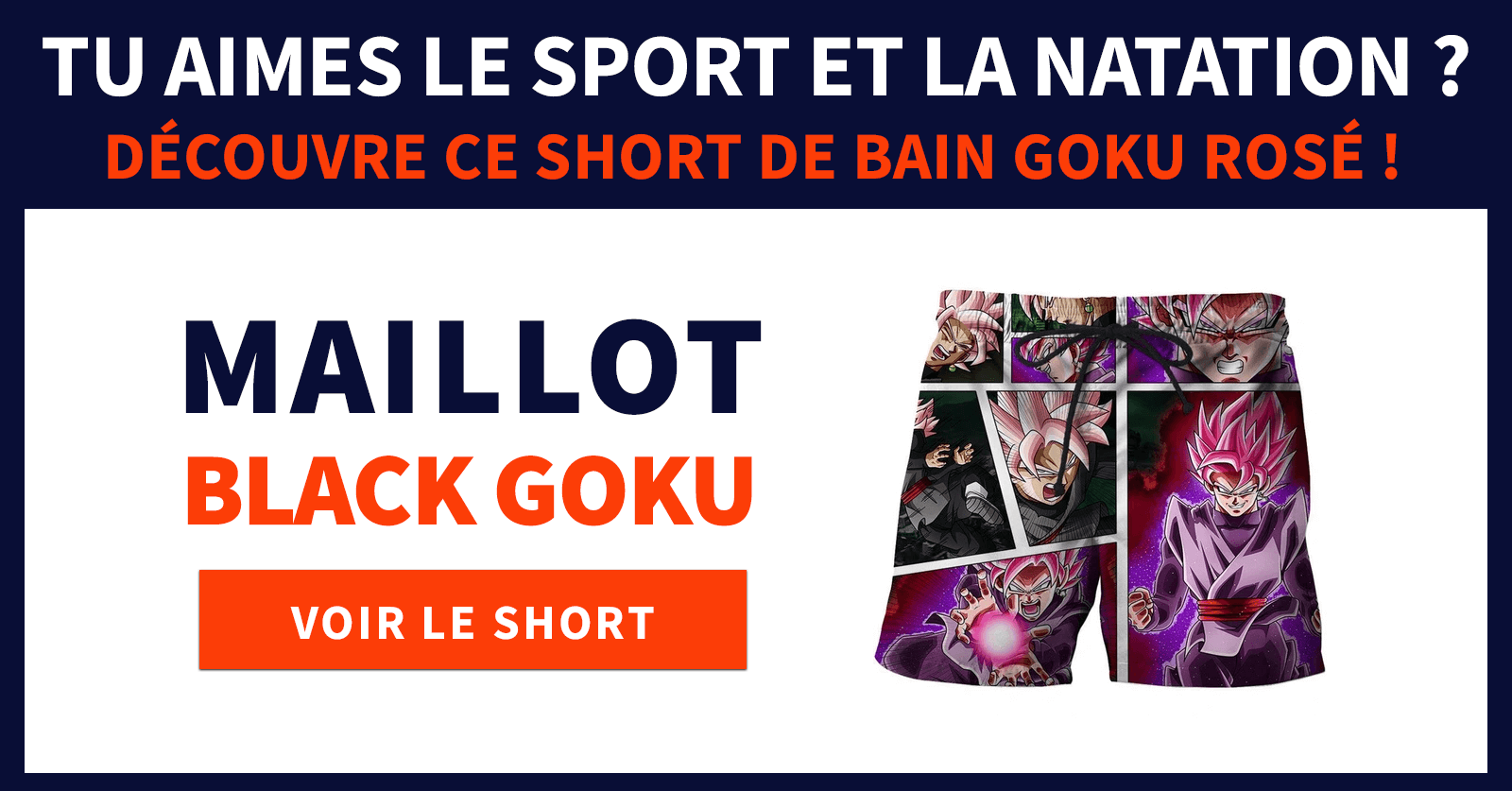 maillot de bain goku