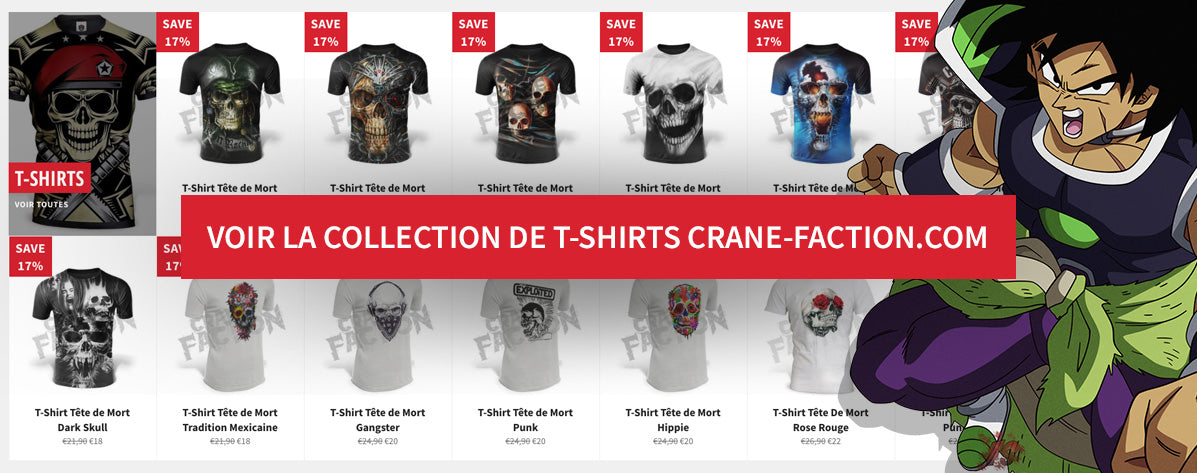 T-Shirt Tête de Mort