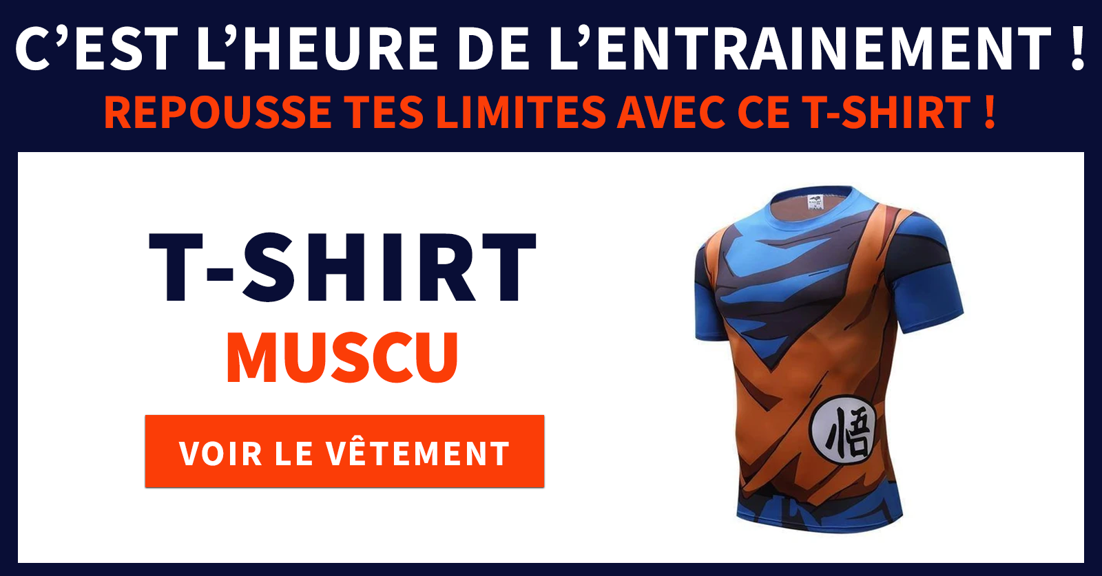 T shirt muscu dbz