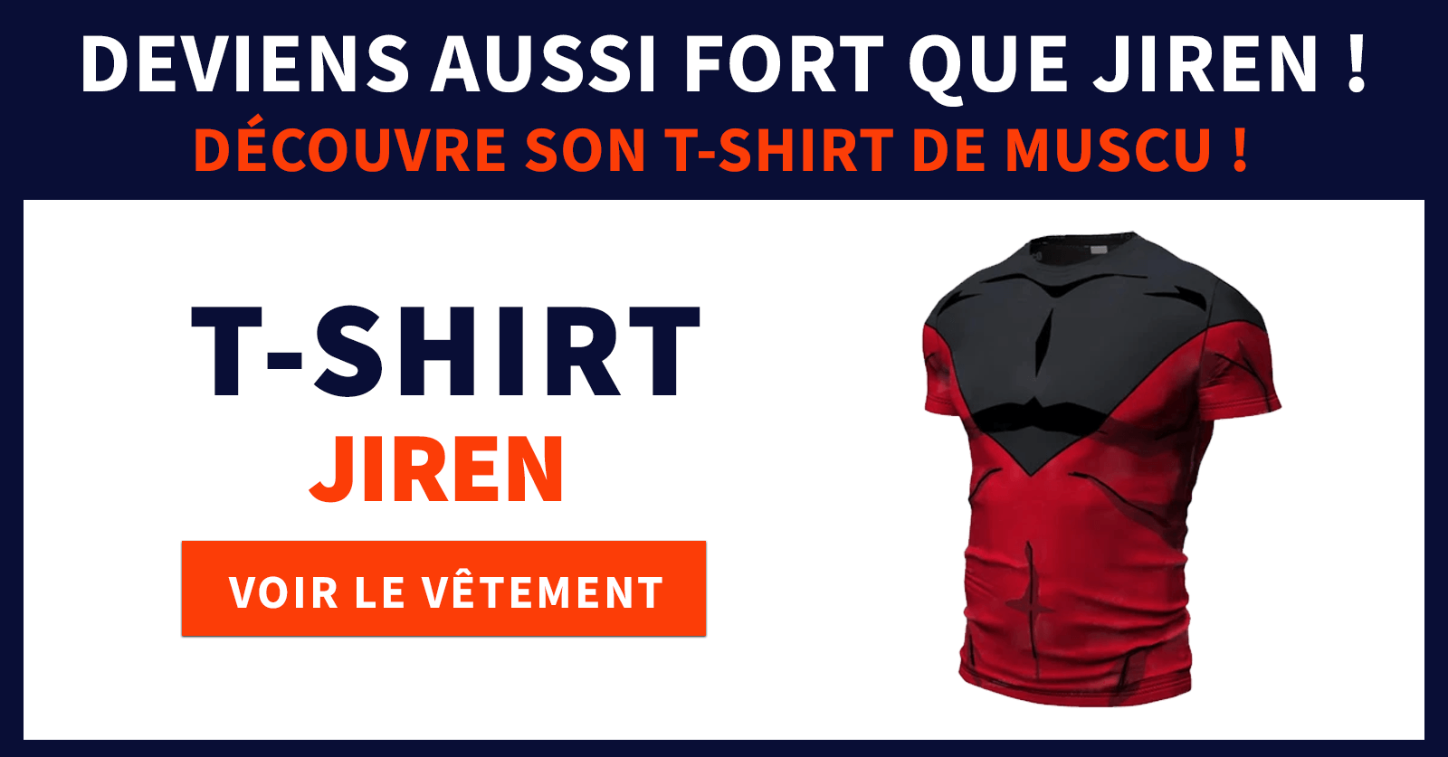 T shirt Jiren Musculation