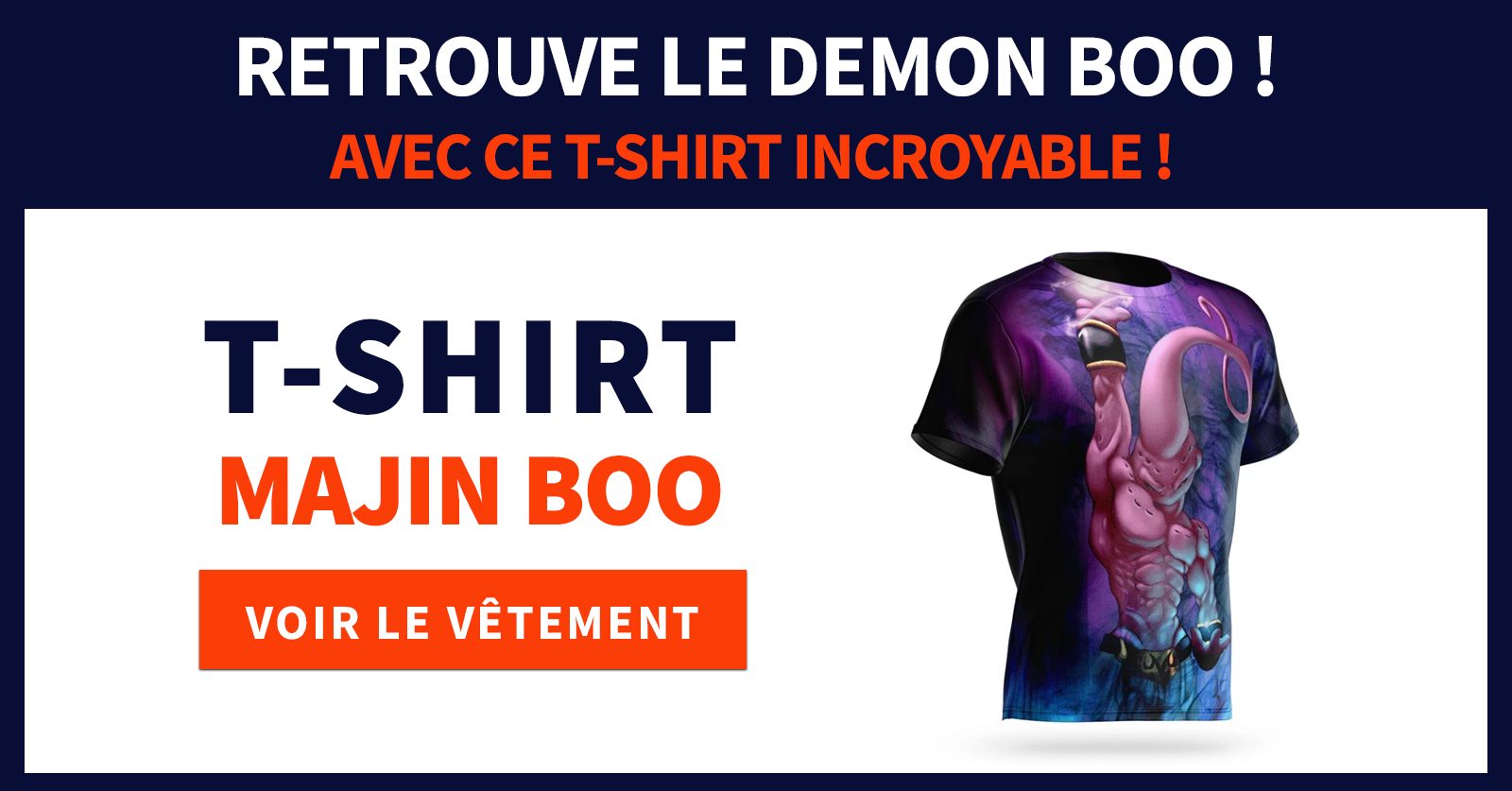 t shirt majin boo