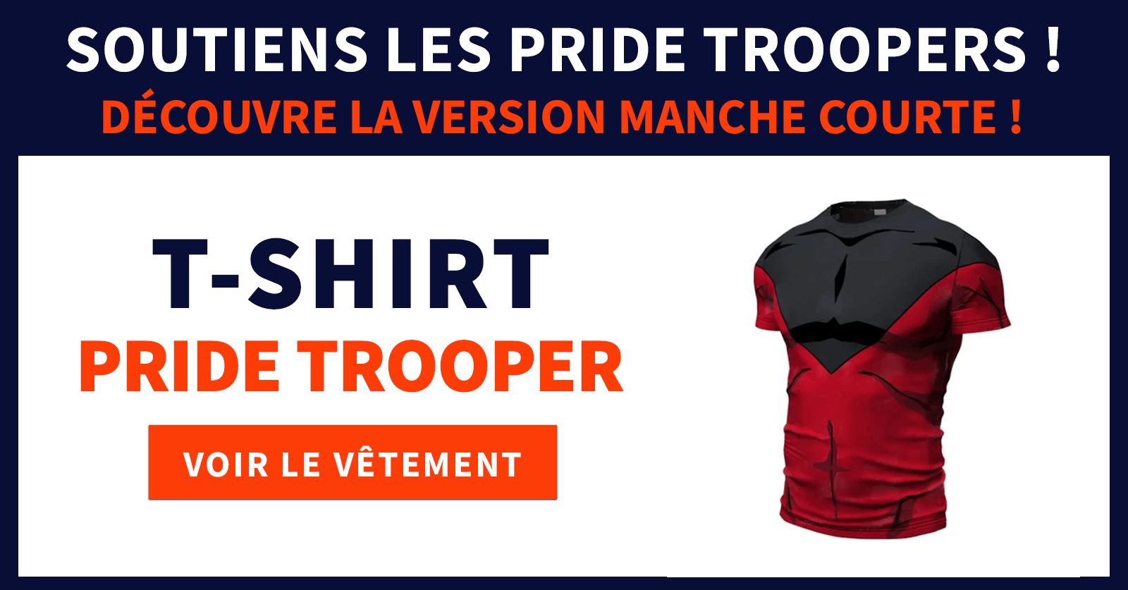 Tee shirt pride trooper