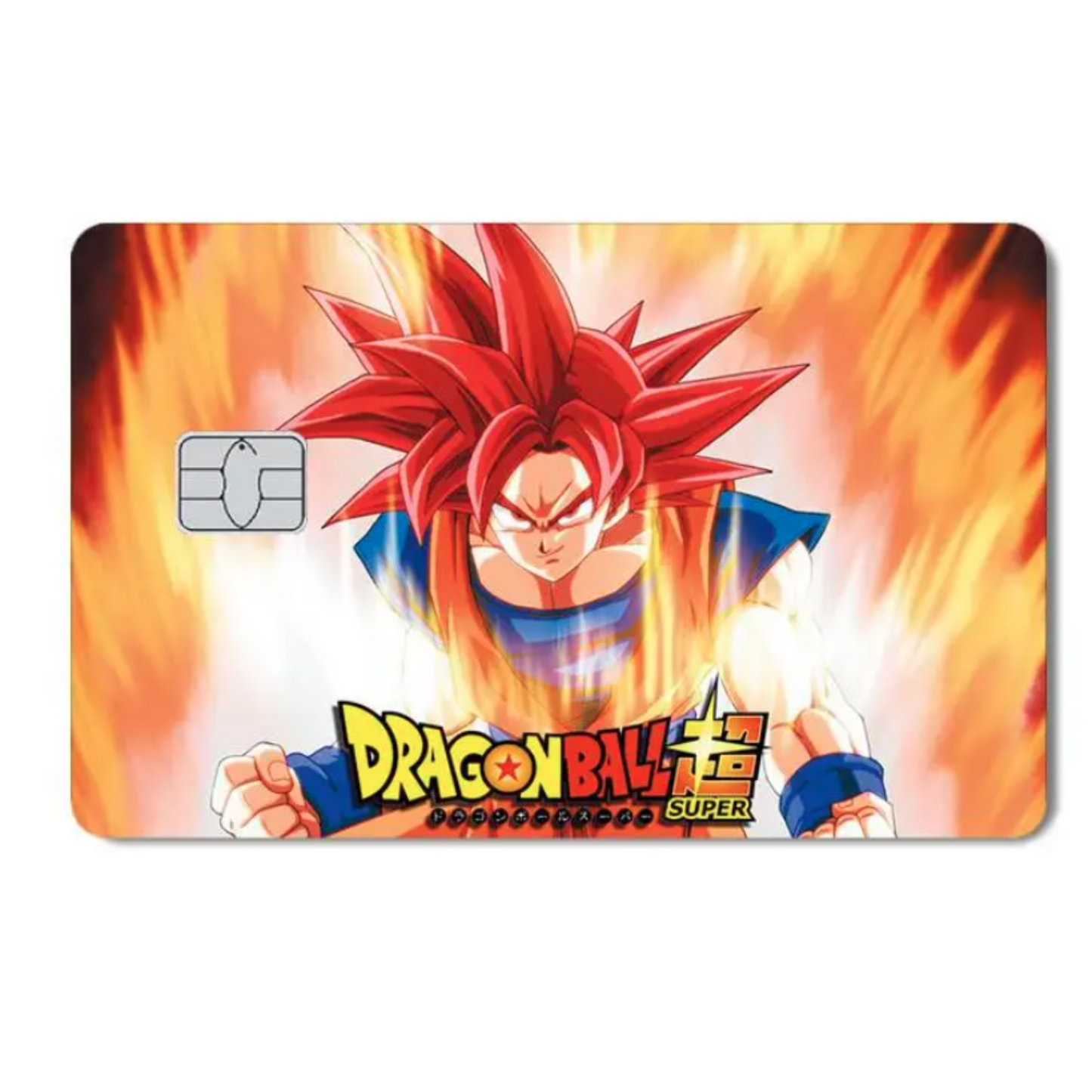 Sticker Carte Bancaire Dragon Ball Goku Saiyan God