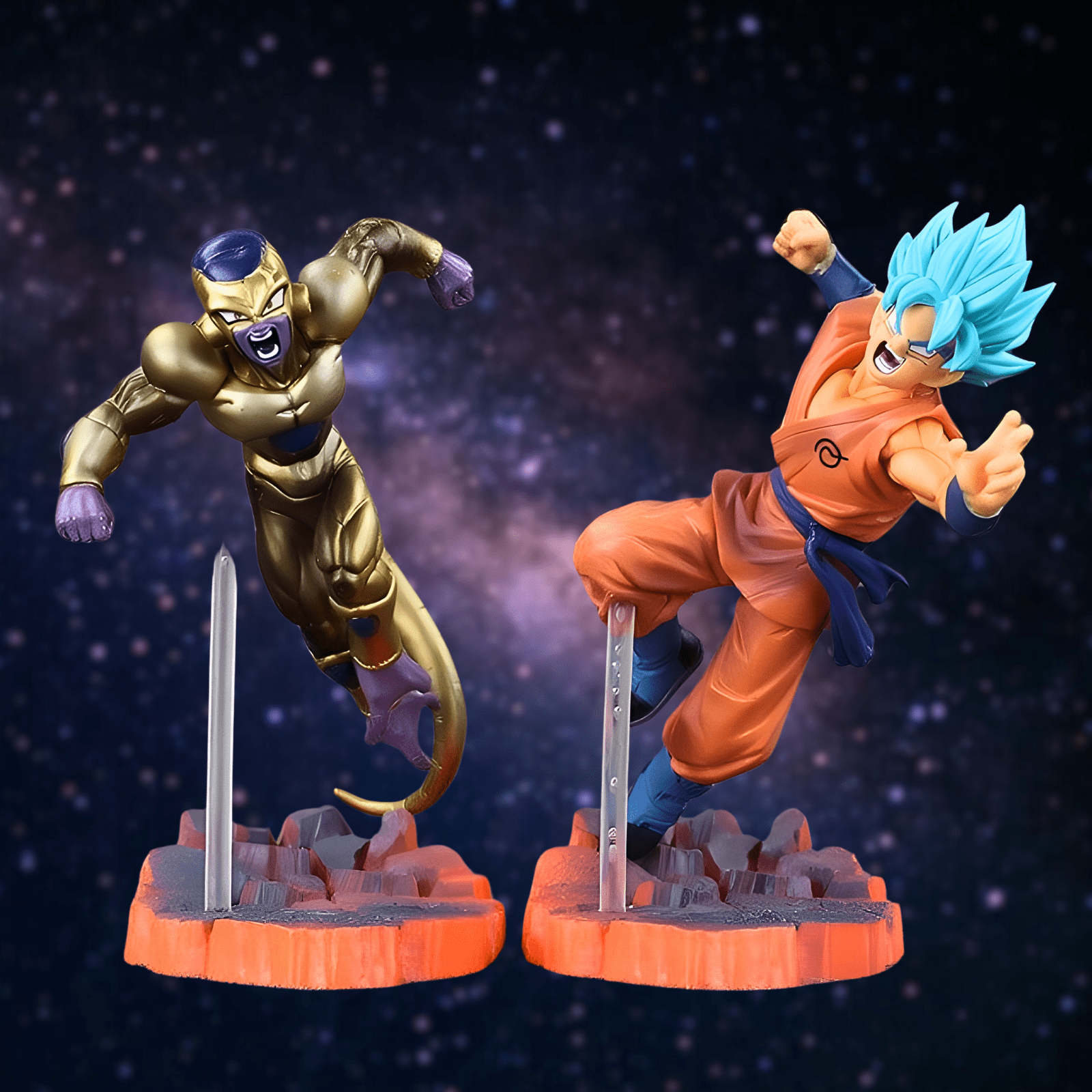 Figurine Golden Freezer vs Goku