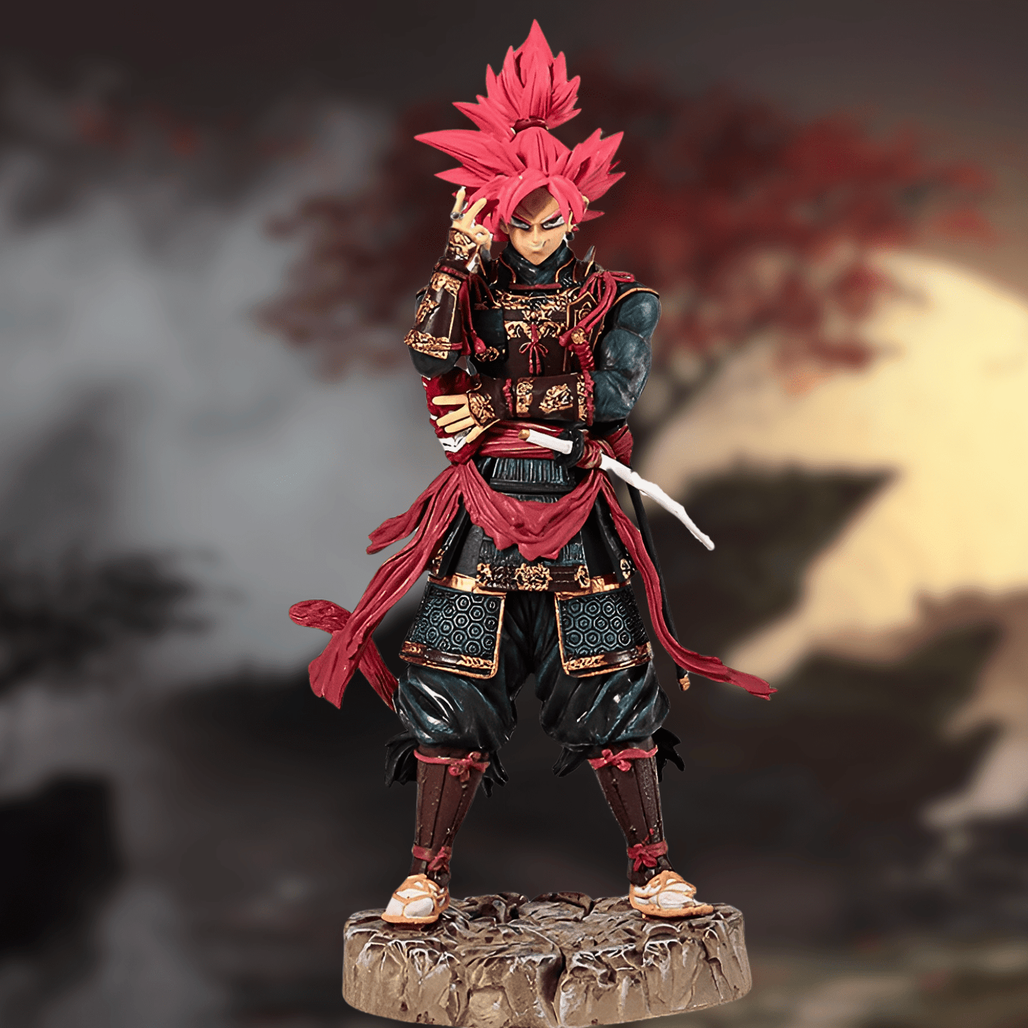 Figurine Dragon Ball Goku Rosé Samurai