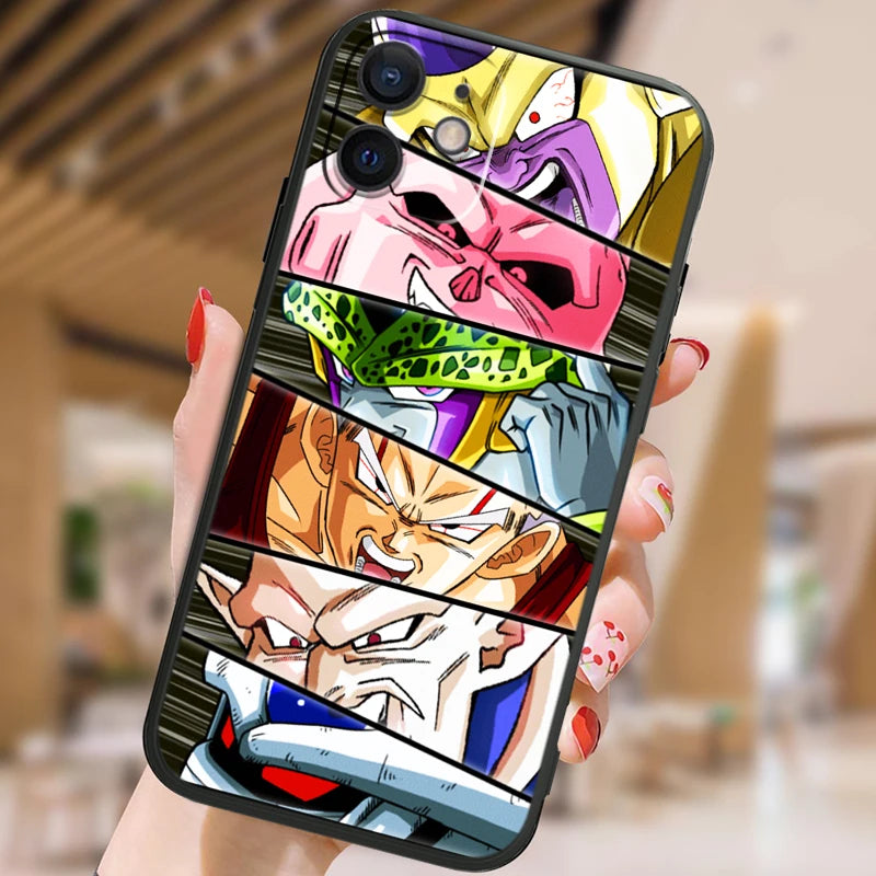 Coque iPhone Dragon Ball Adversaires de Goku