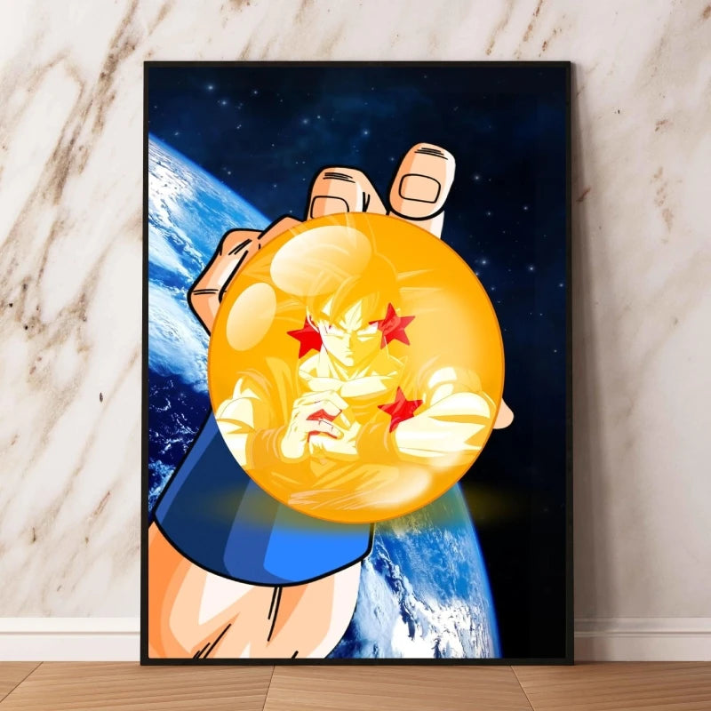 Poster Dragon Ball Goku Boule de Cristal