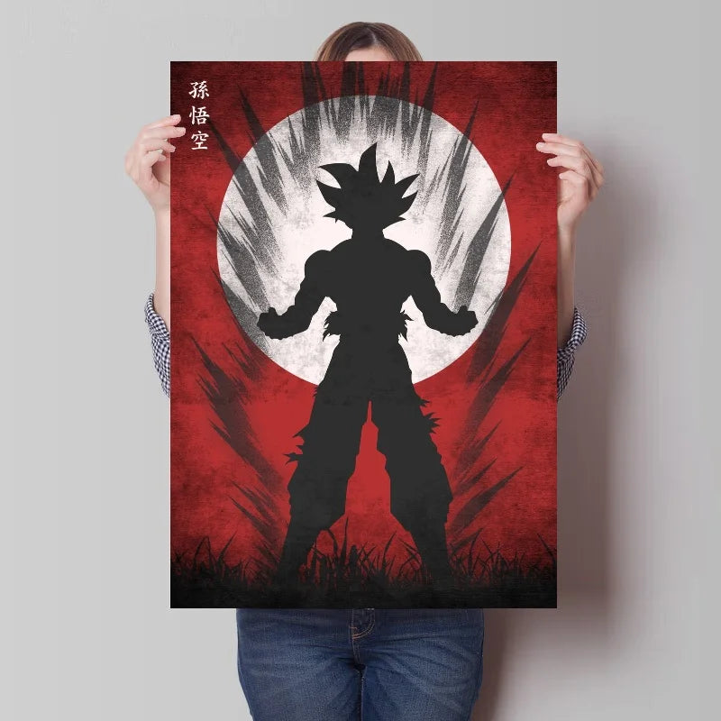 Poster Dragon Ball Sangoku Silhouette
