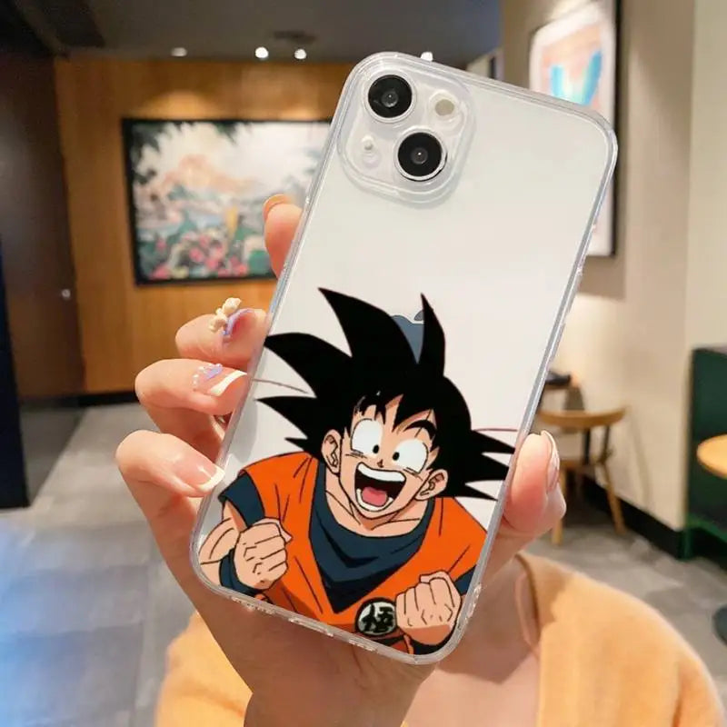 Coque iPhone Dragon Ball Goku Heureux