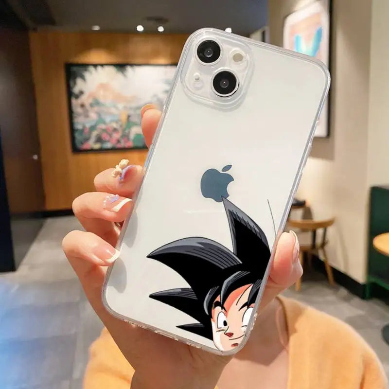 Coque iPhone Dragon Ball Goku Bonjour