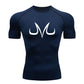 T-Shirt Compression Dragon Ball Majin Bleu