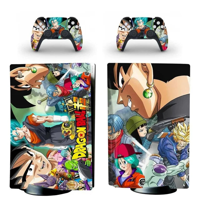 Stickers PS5 Dragon Ball Super Black Goku Arc