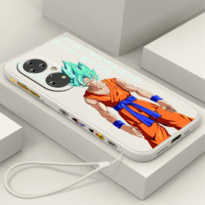 Coque Huawei Dragon Ball Sangoku Saiyan Bleu
