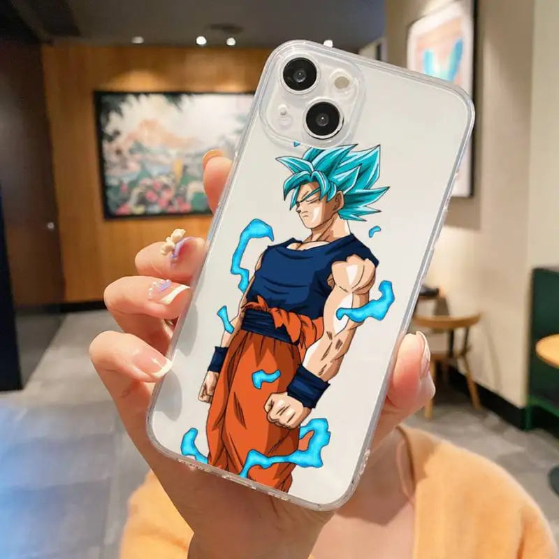 Coque iPhone Dragon Ball Sangoku Super Saiyan Blue