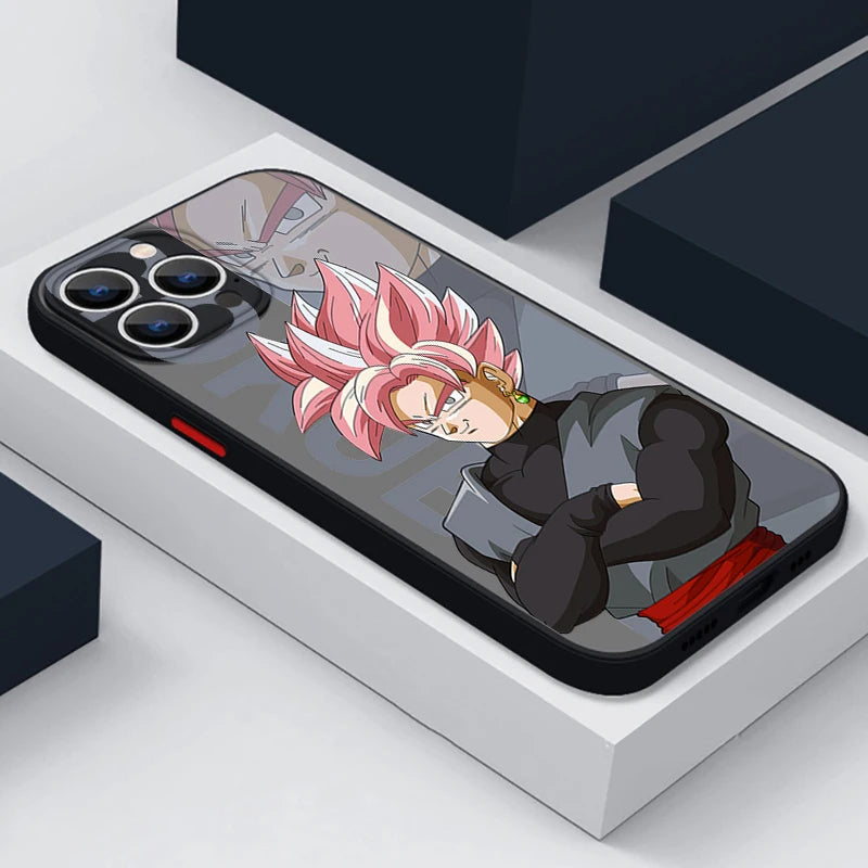 Coque iPhone Dragon Ball Goku Rosé