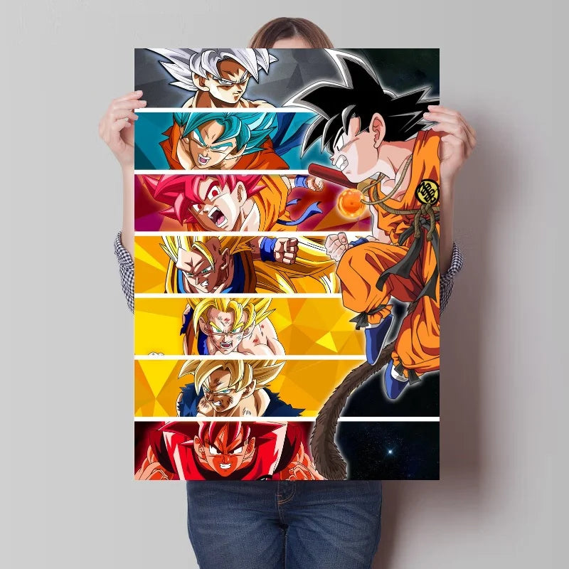 Poster Dragon Ball Sangoku Transformations