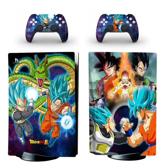 Stickers PS5 Dragon Ball Super Vegeta VS Sangoku