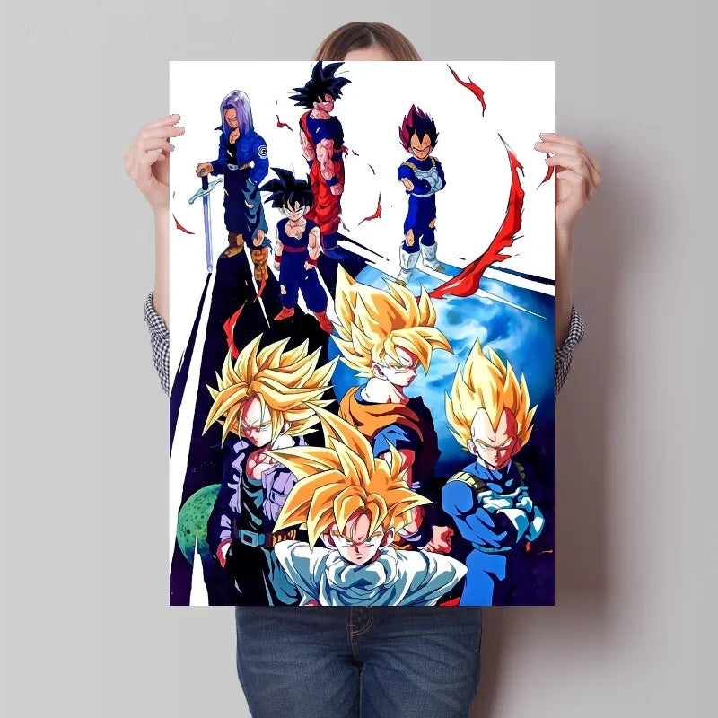 Poster Dragon Ball Guerriers Saiyan