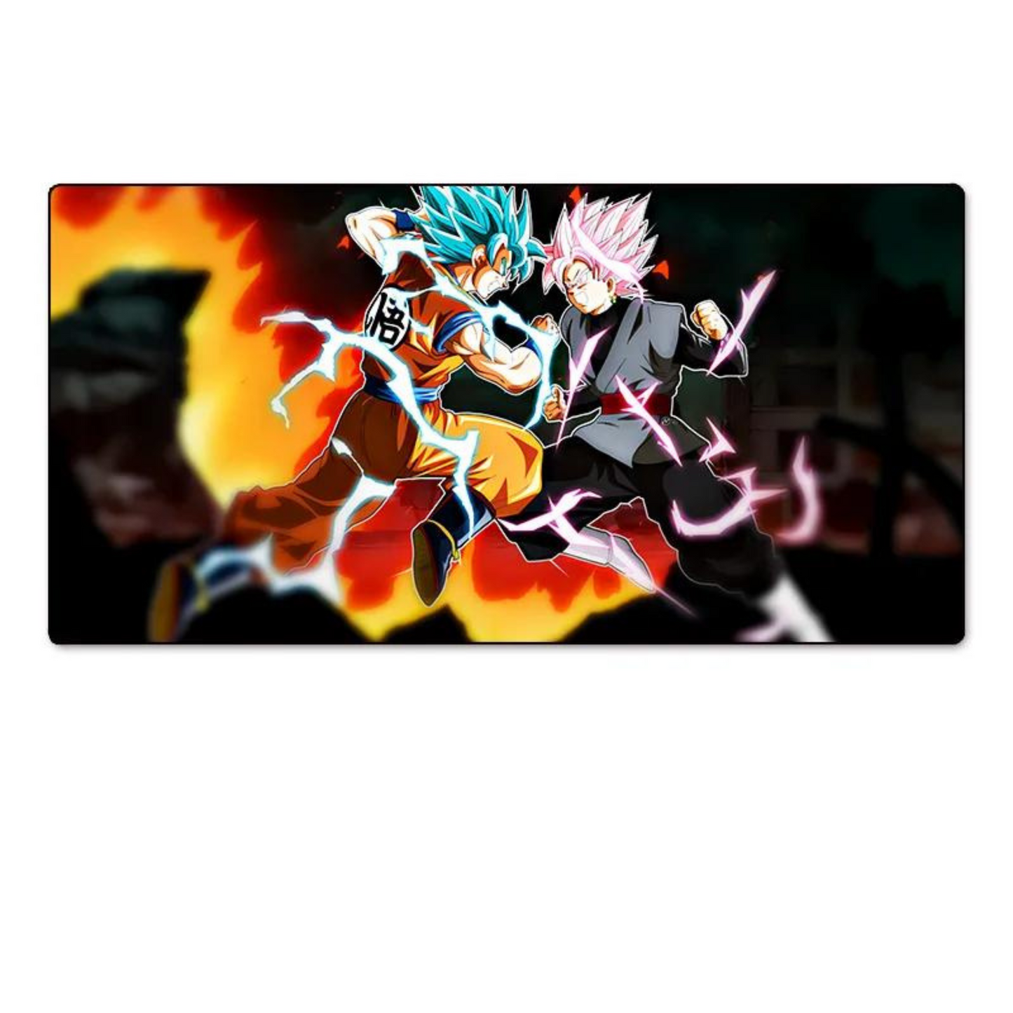 Tapis de Souris Dragon Ball Goku Blue VS Goku Rosé