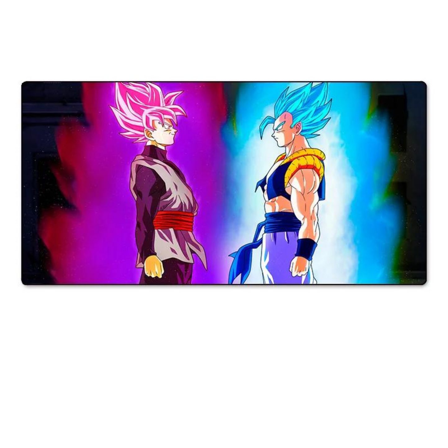 Tapis de Souris Dragon Ball Goku Rosé VS Gogeta Blue