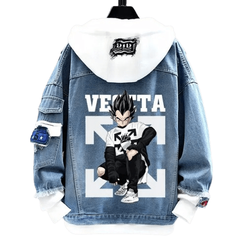 Veste en Jean Dragon Ball Vegeta Streetwear