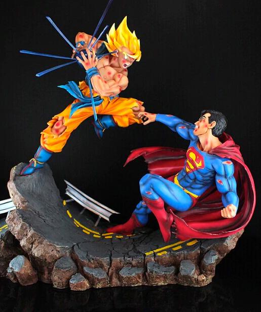 Figurine Collector Goku vs Superman