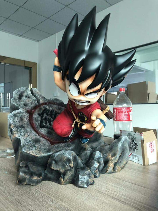 Figurine DBZ Shenron & Son Goku Petit 15 cm - Sangoku Univers