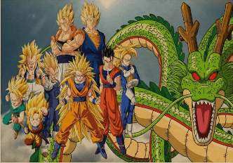 Poster Dragon Ball Z Univers Saiyan