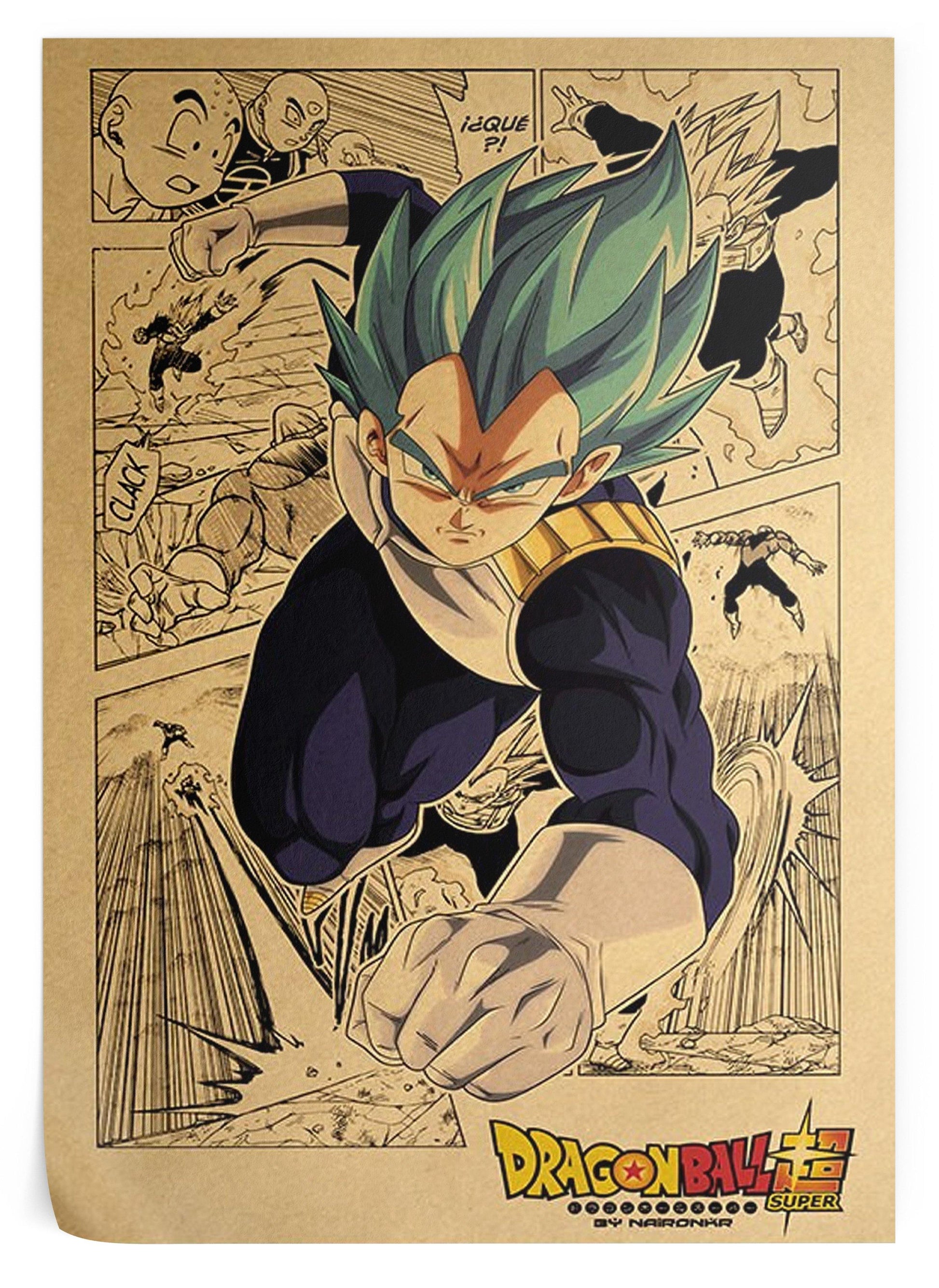 Poster Dragon Ball Super - Vegeta Blue
