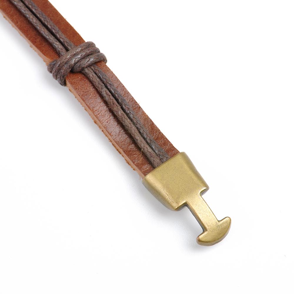Dragon Ball Z Sangoku Bracelet (Brown Leather)