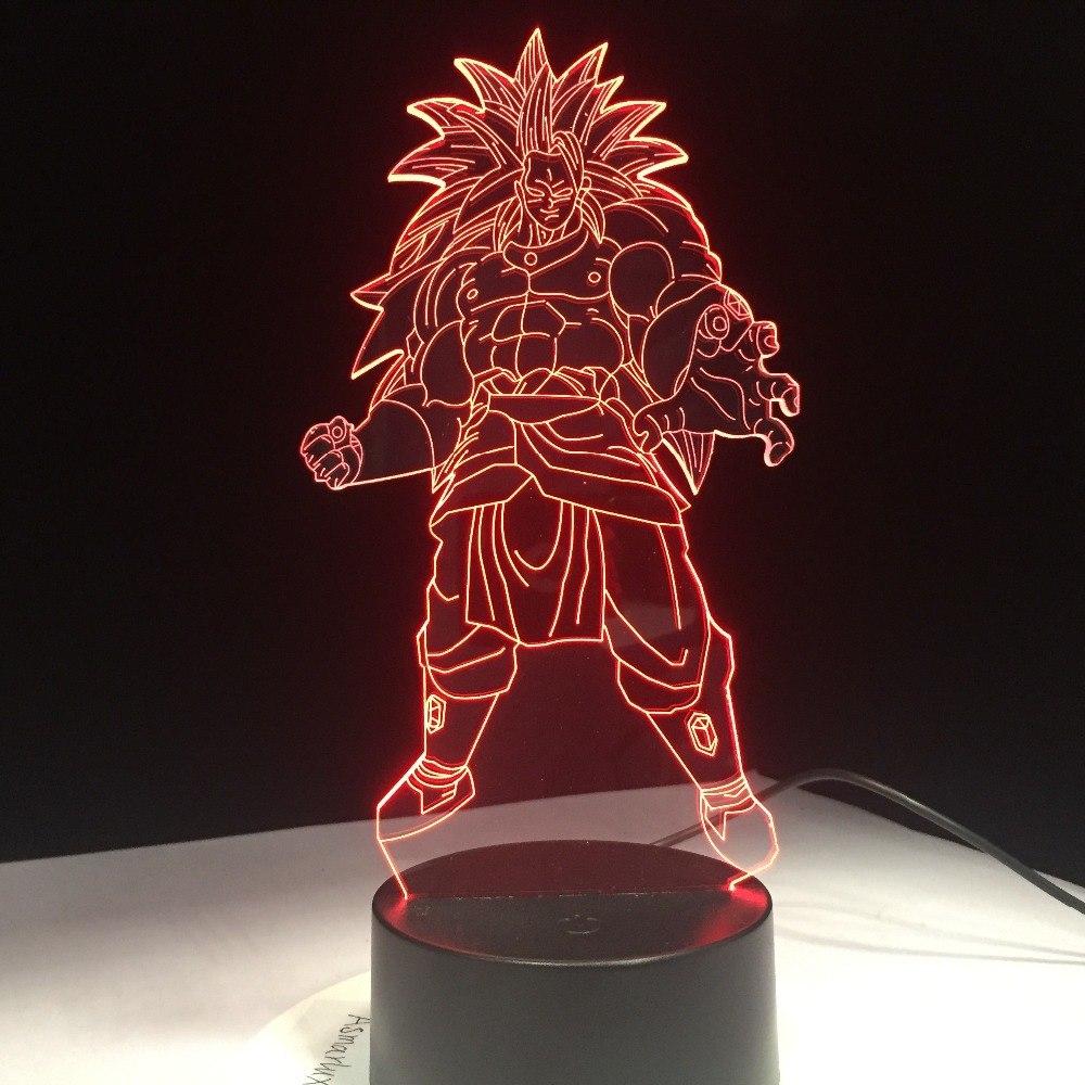 Lampe 3D Dragon Ball Z Broly