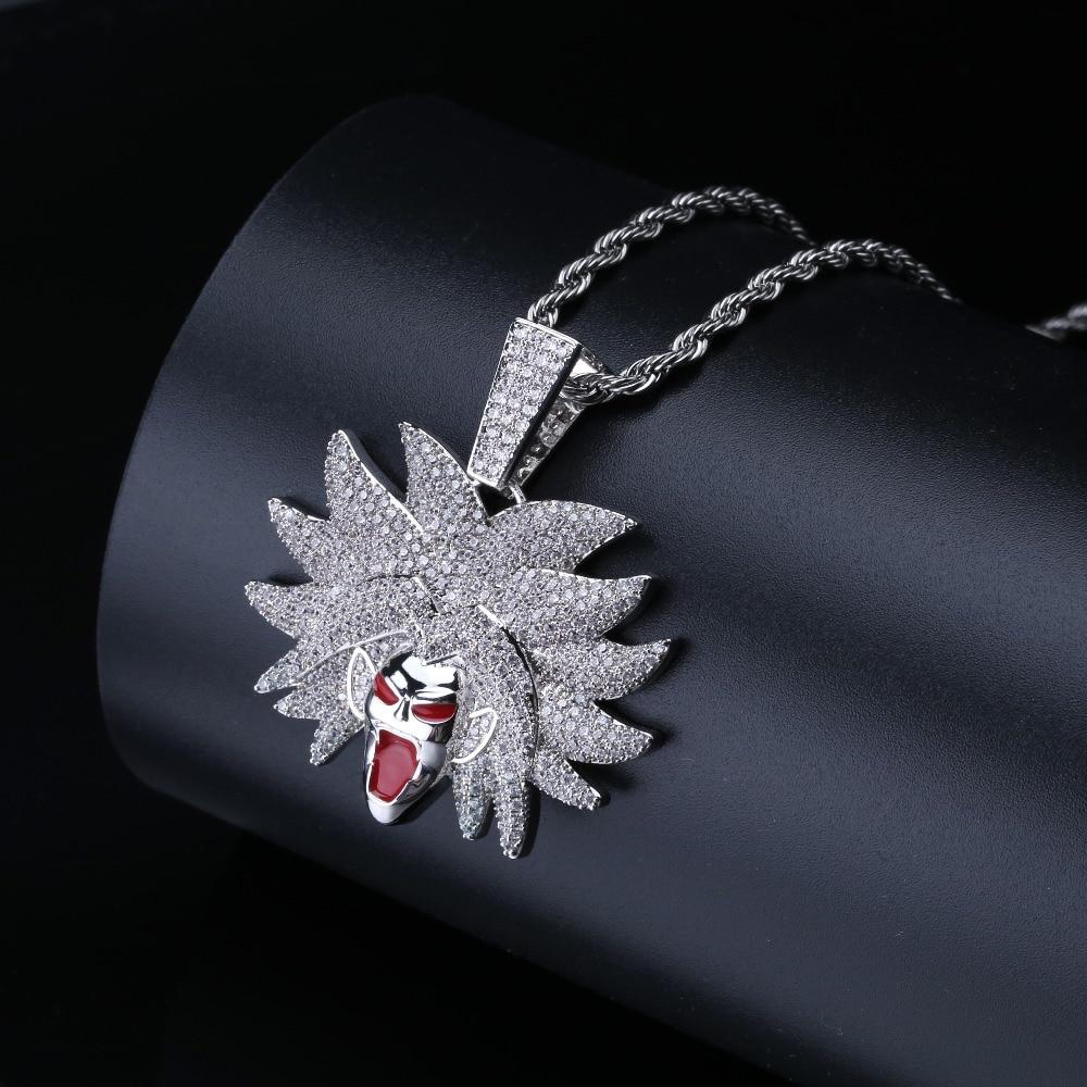 Broly The Legendary Super Saiyan Premium Gold/Silver Cz Necklace with –  Dragon Ball Super Universe