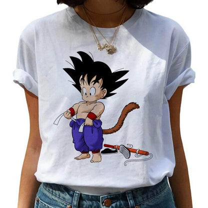 T-Shirt DBZ Femme Tenue Goku